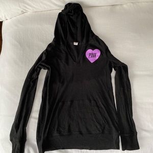 PINK Victoria’s Secret Long Sleeve Shirt with Hood